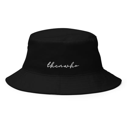 The Classic Logo - White Embroidered - Bucket Hat