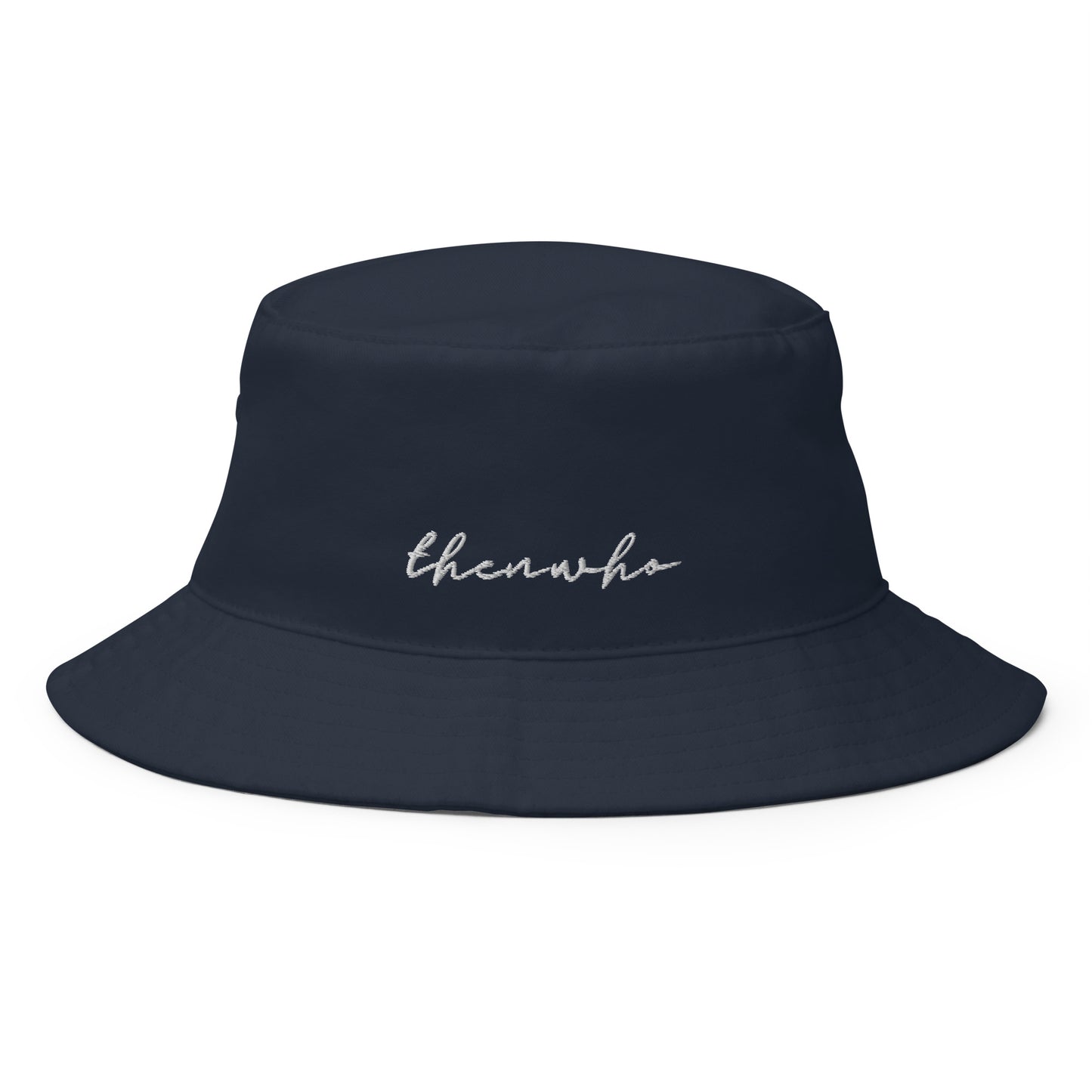 The Classic Logo - White Embroidered - Bucket Hat