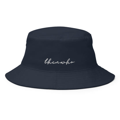 The Classic Logo - White Embroidered - Bucket Hat