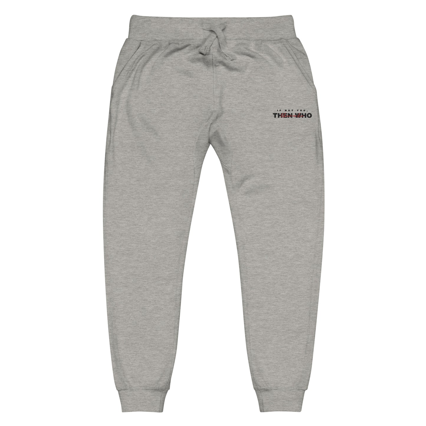 The Launch Mini - Black Embroidered Unisex Sweatpants